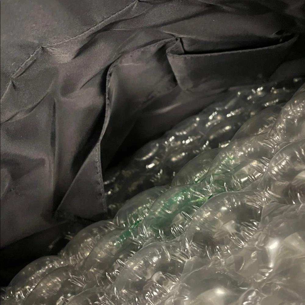 Authentic CHANEL Paris Biarritz Coated Canvas Tote Bag Burgundy - Picture 9 of 17